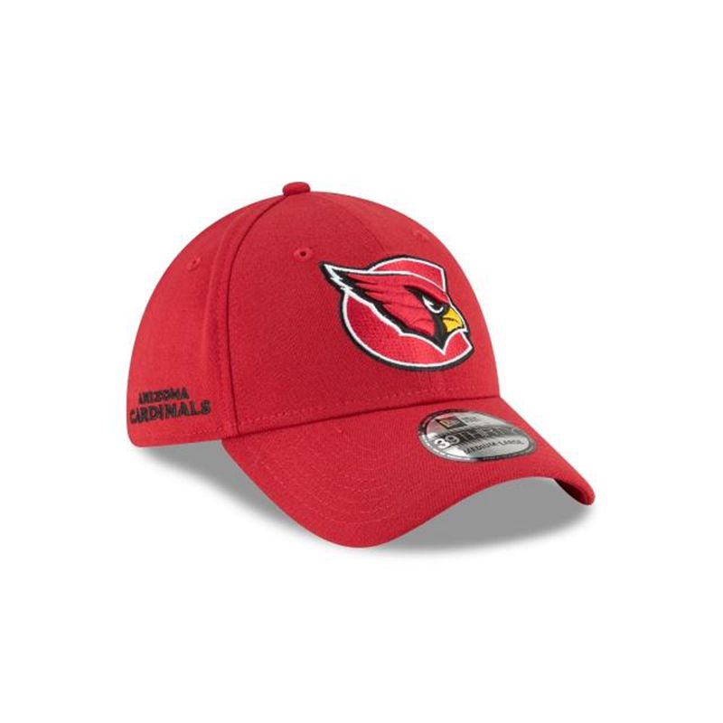 NFL Arizona Cardinals Logo Mix 39Thirty Stretch Fit (RWR4679) - Red New Era Caps